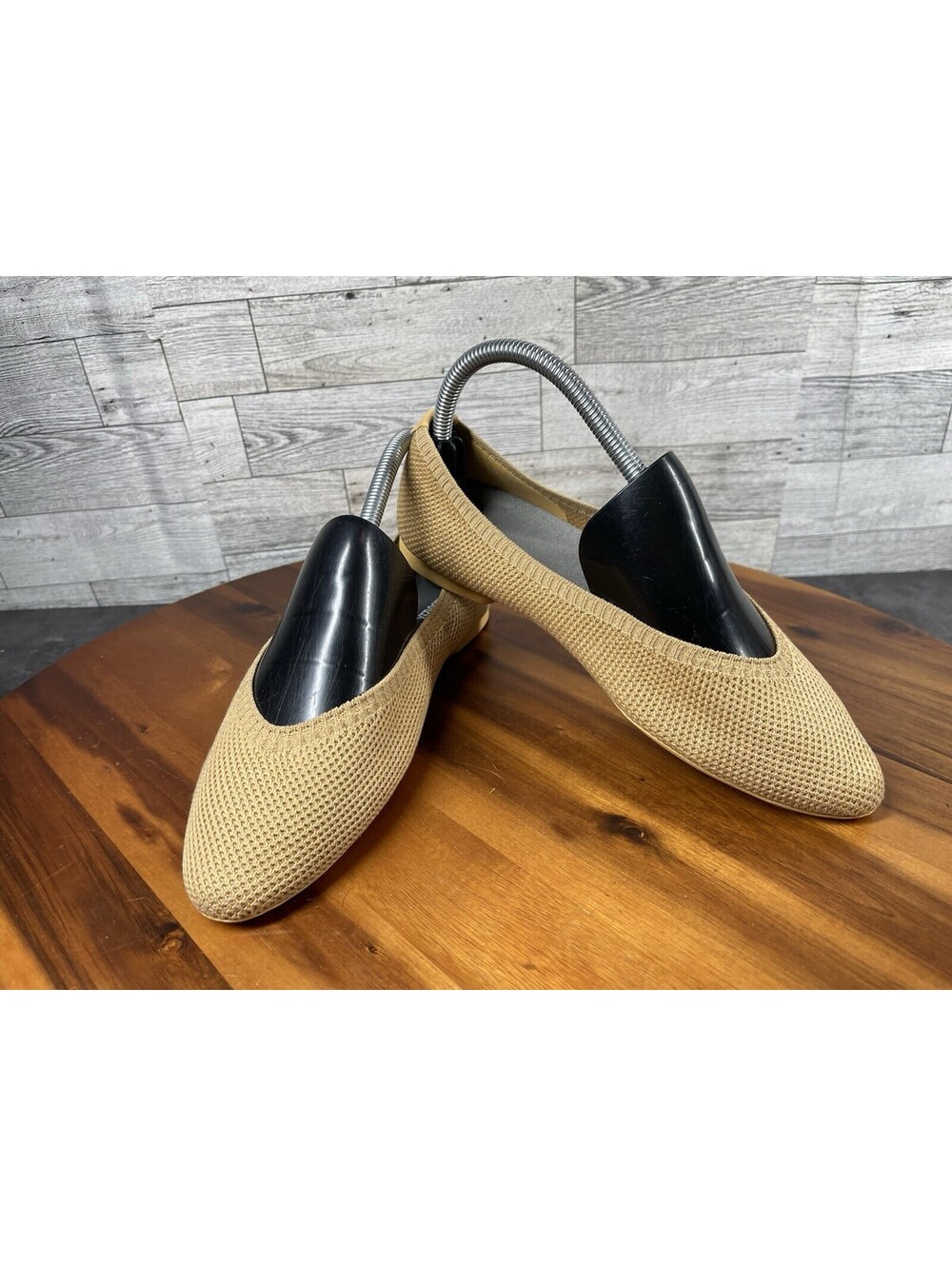 Allbirds Tree Breezer Point Ballet Flats Women 7 Shoes Forage Tan Yellow Loafers